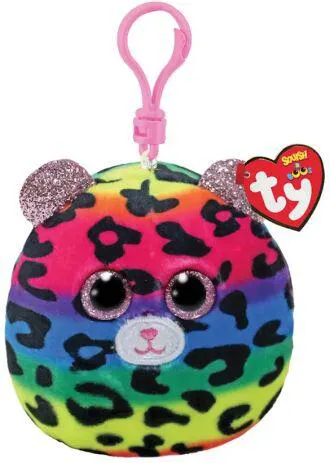 Λούτρινο Squishy Beanies Κλιπ Λεοπάρδαλη Πολύχρωμη (1607-39568)