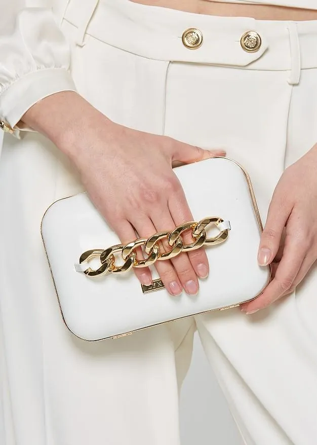 Τσάντα clutch με αλυσίδα