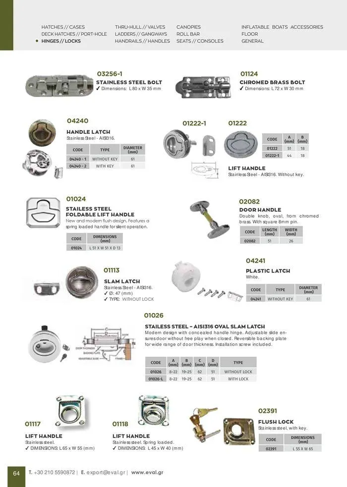Φυλλάδιο προσφορών General catalogue  από 8 Ιανουαρίου έως 30 Ιουνίου 2024 - Σελίδα 66