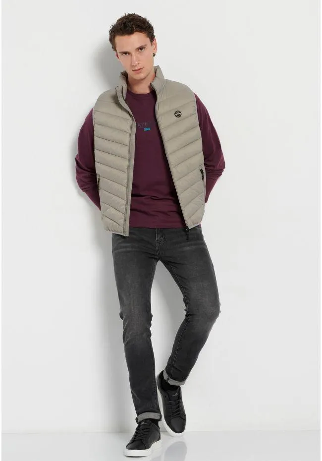 Ανδρικό αμάνικο μπουφάν