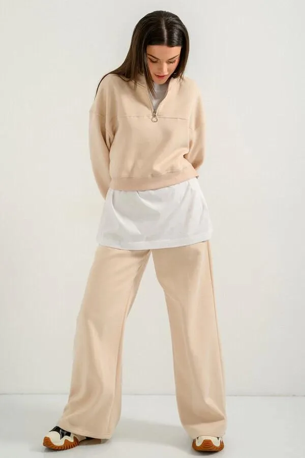 Wide leg παντελόνι φόρμας