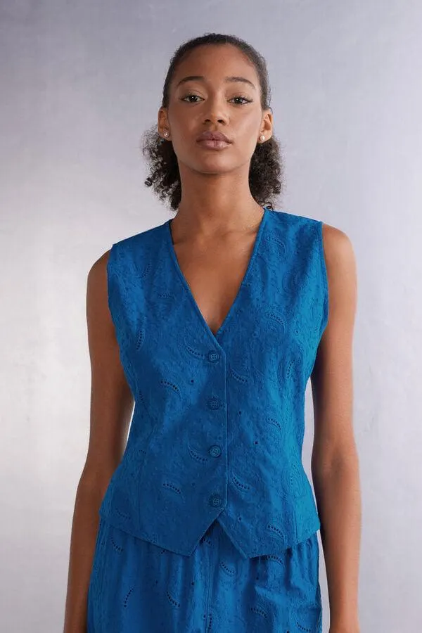 Γιλέκο με Κοφτό Κέντημα Sweet Escape