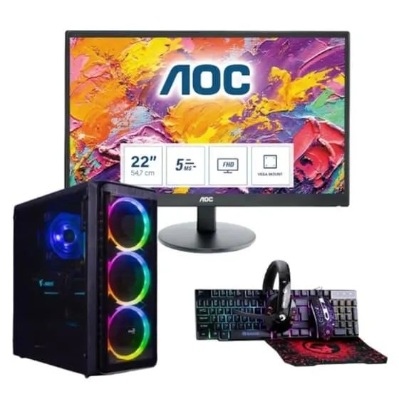 Desktop Vengeance Aero-o2 (Ryzen 5-5600G/16GB/512GB SSD/Radeon Vega Graphics/FreeDOS)