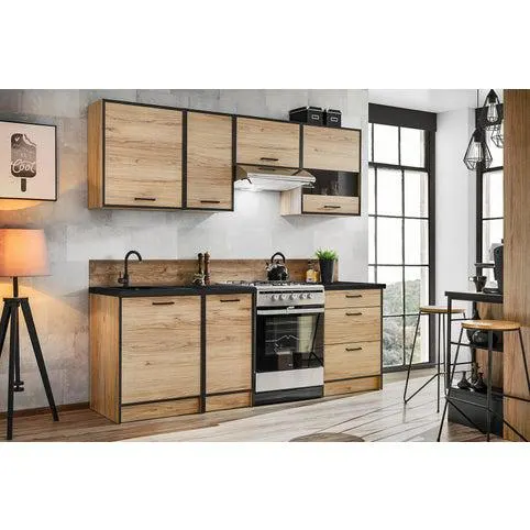 Έτοιμη λύση σύνθεσης κουζίνας Carballo 2.20m