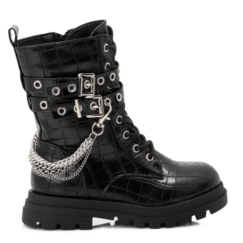 Παιδικά μποτάκια με κορδόνια