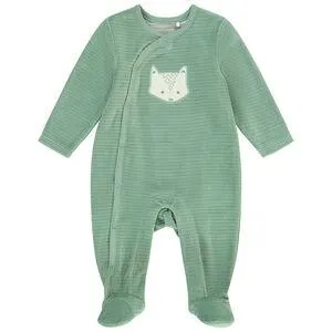 Φορμάκι βελουτέ ottoman patch κέντημα αλεπού για bebe αγόρι