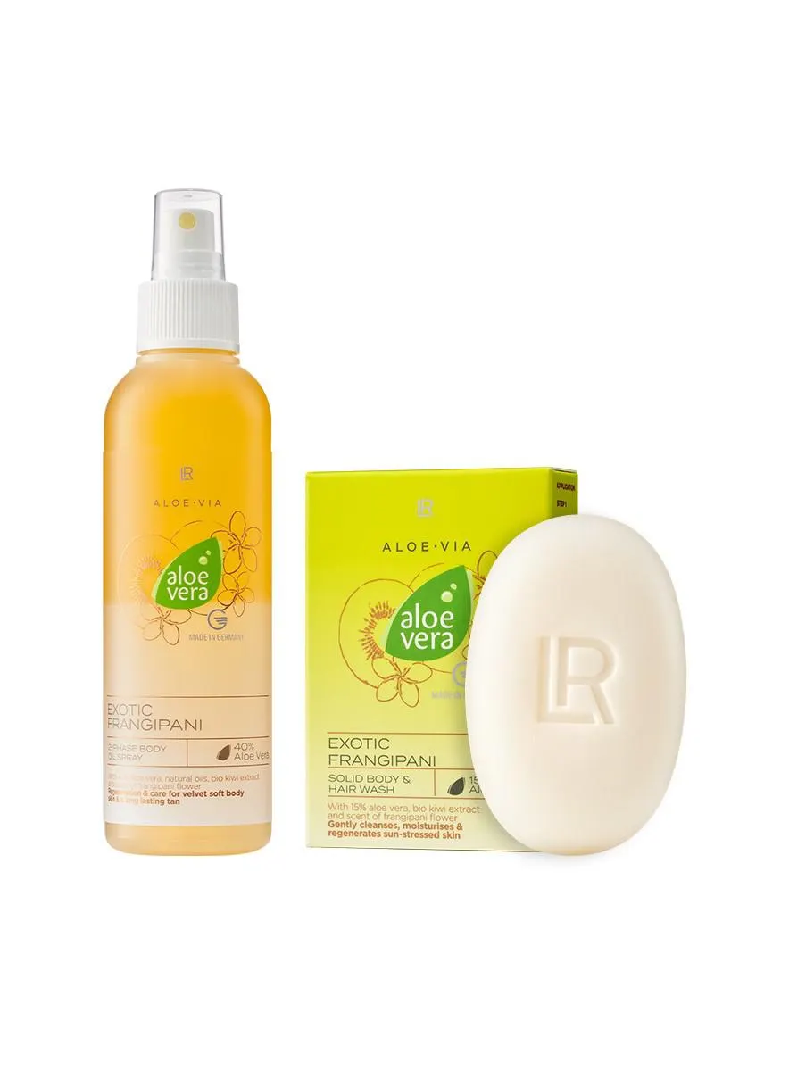 Limited edition Aloe Vera EXOTIC FRANGIPANI Σετ