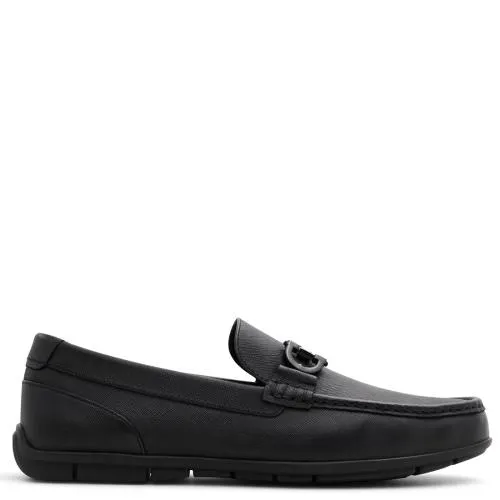 Ανδρικό δερμάτινο μαύρο μοκασίνι ORLOVOFLEX 00060150-14