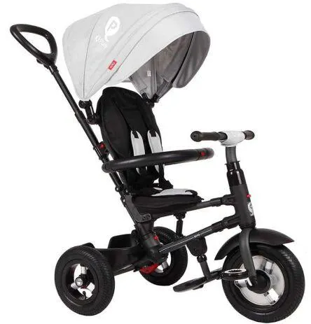 QPlay Τρίκυκλο Rito Air Wheels Grey (01-1212040-01)