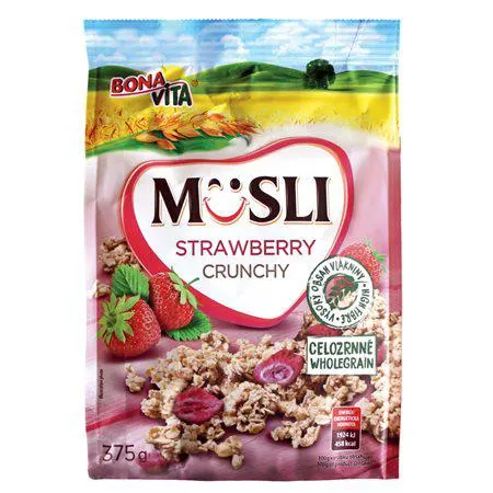 Bonavita Δημητριακά Musli Φράουλα 375gr