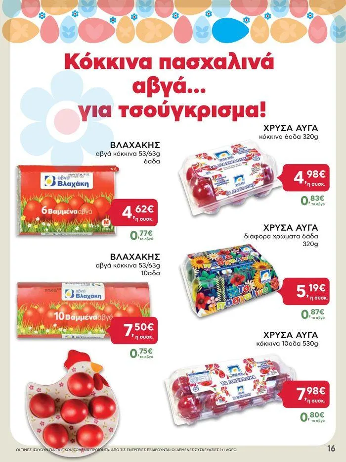 Φυλλάδιο προσφορών Καλό Πάσχα σε όλους! από 3 Μαΐου έως 7 Μαΐου 2024 - Σελίδα 16