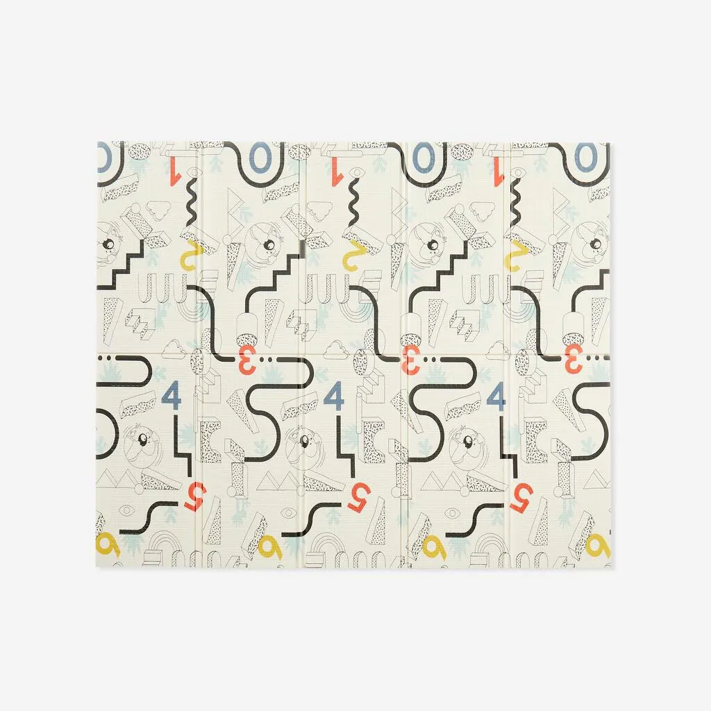 Πτυσσόμενο στρώμα δύο όψεων για γυμναστική για μωρά