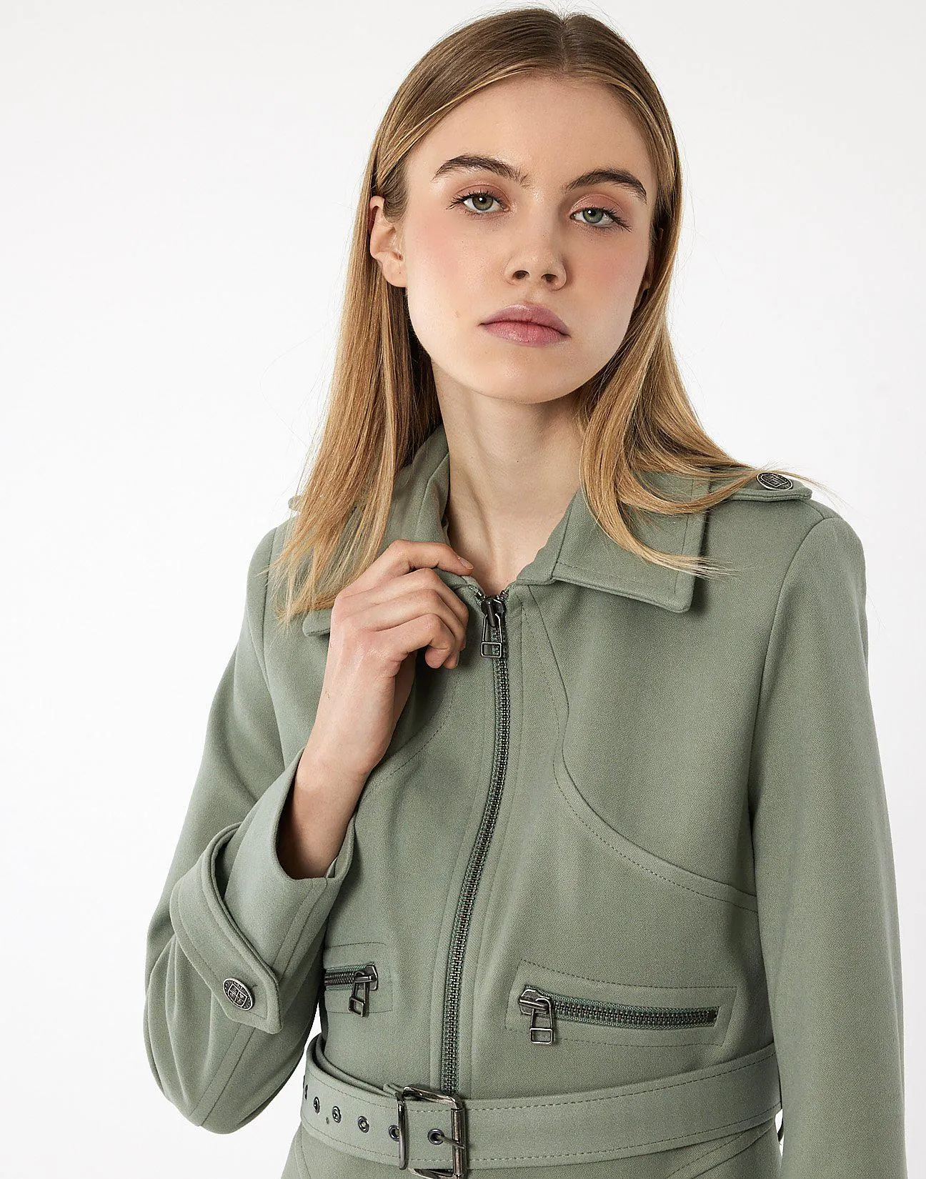 Παλτό με φερμουάρ