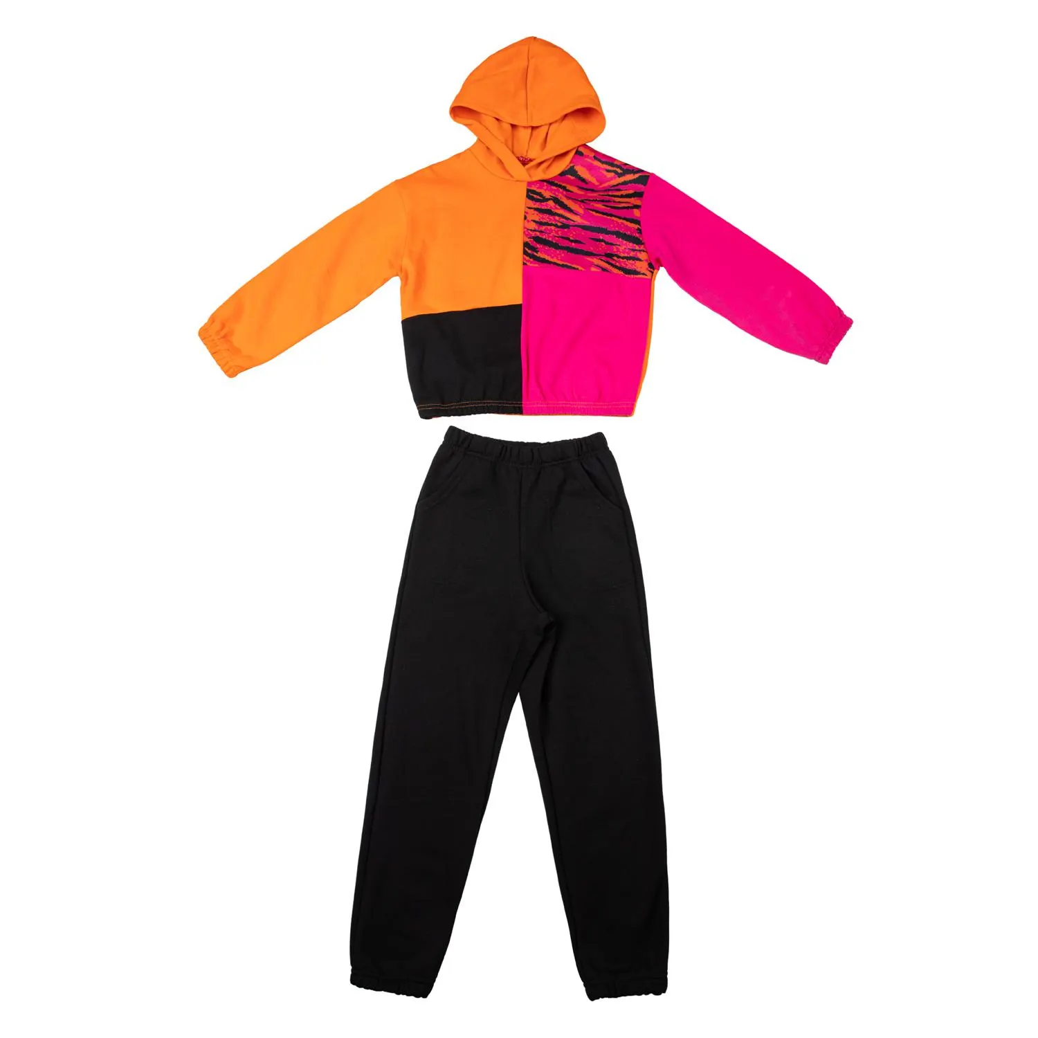 Σετ φόρμας χειμερινό για κορίτσι πολύχρωμη με animal print -22.2002