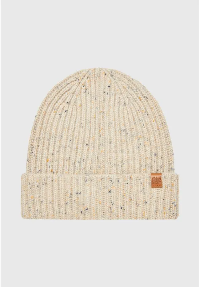 Ανδρικός σκούφος σε μελανζέ πλέξη