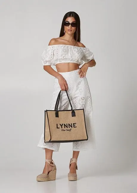 Broderie κροπ τοπ