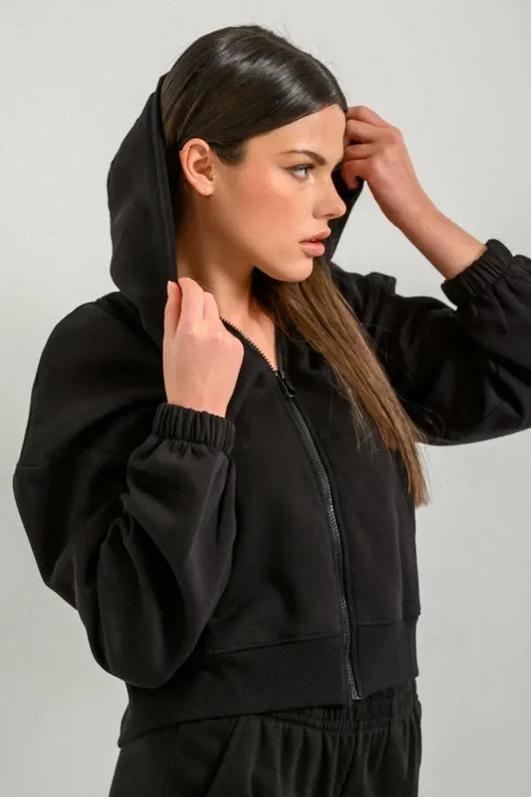 Ζακέτα με κουκούλα