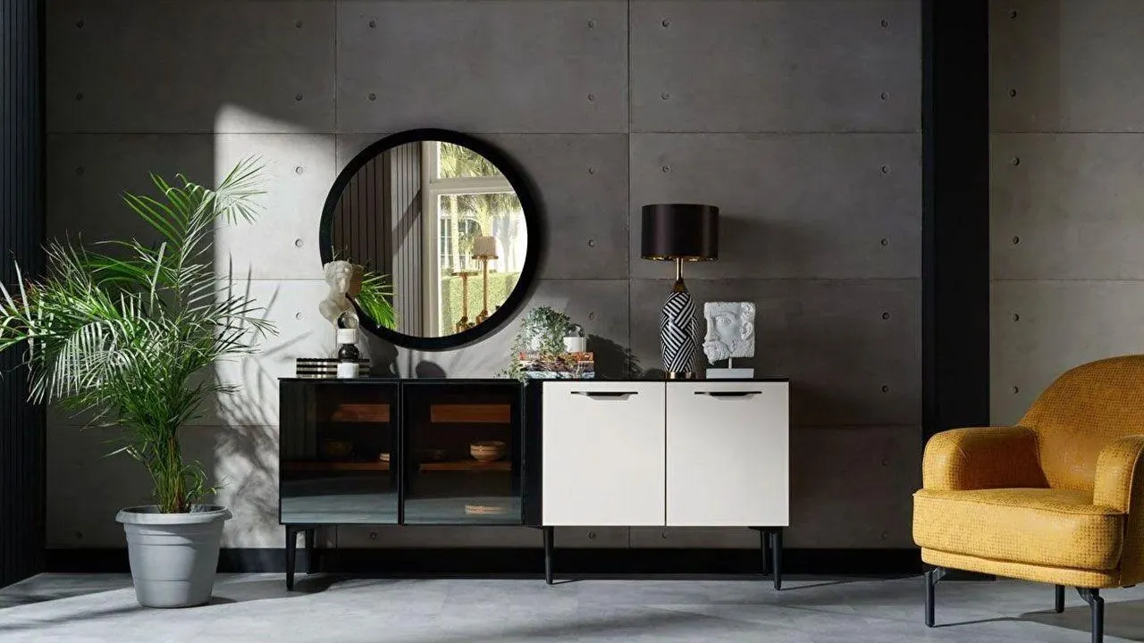 Σετ μπουφές Mary - Λευκό