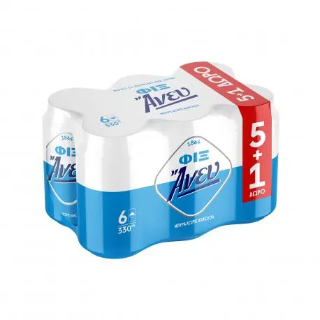 Φιξ μπίρα άνευ χωρίς αλκοόλ (330ml) (5+1)