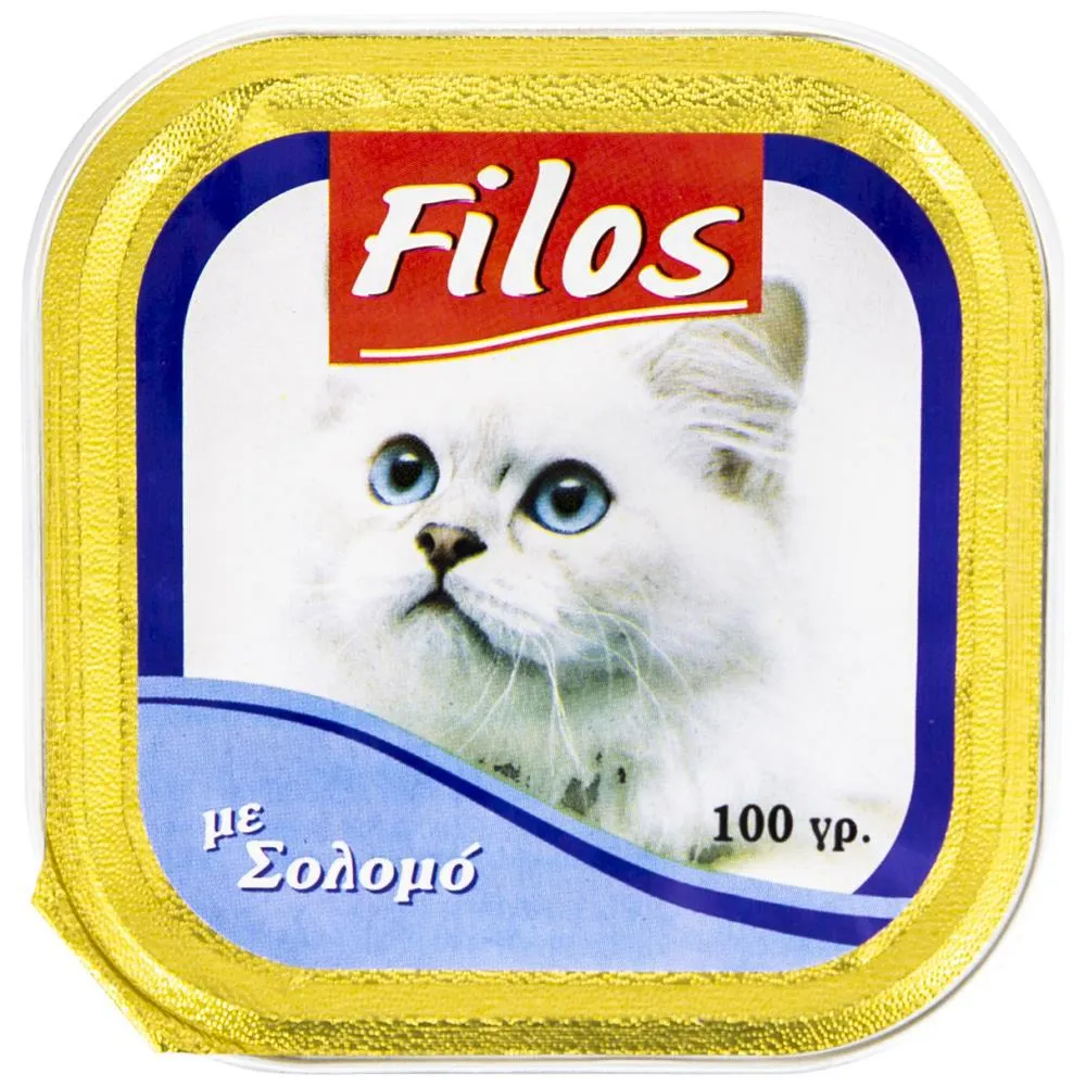 Filos Δισκάκι Γάτας Σολομός 100gr