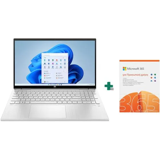 Laptop HP Pavillion x360 15.6" FHD (Core i5-1135G7/8GB/512GB/Iris Xe Graphics/Win11Home) & Microsoft 365 Personal