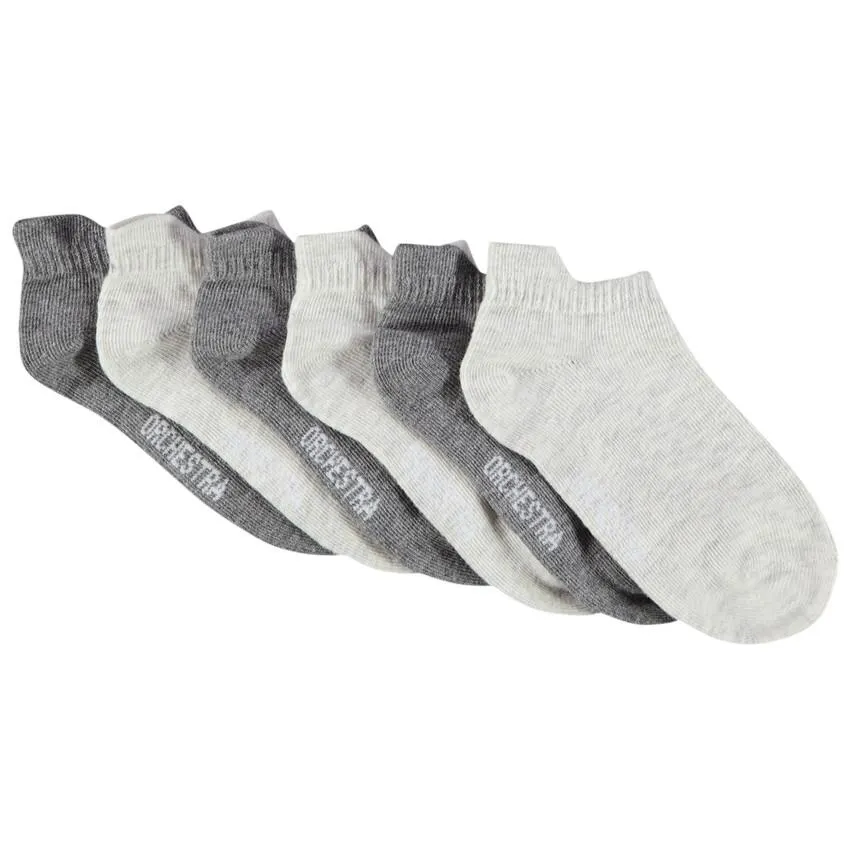 Σετ από 6 ζευγάρια κάλτσες σύντομο απλό για αγόρι