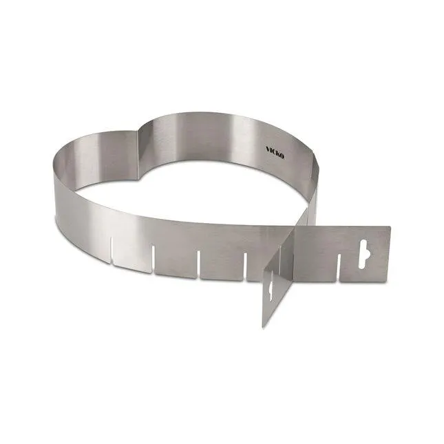 Ανοξείδωτο Τσέρκι καρδιά ρυθμιζόμενο 25x5 εκ.