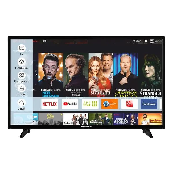 UNITED UN32321S 32'' LED HD Smart TV Τηλεόραση