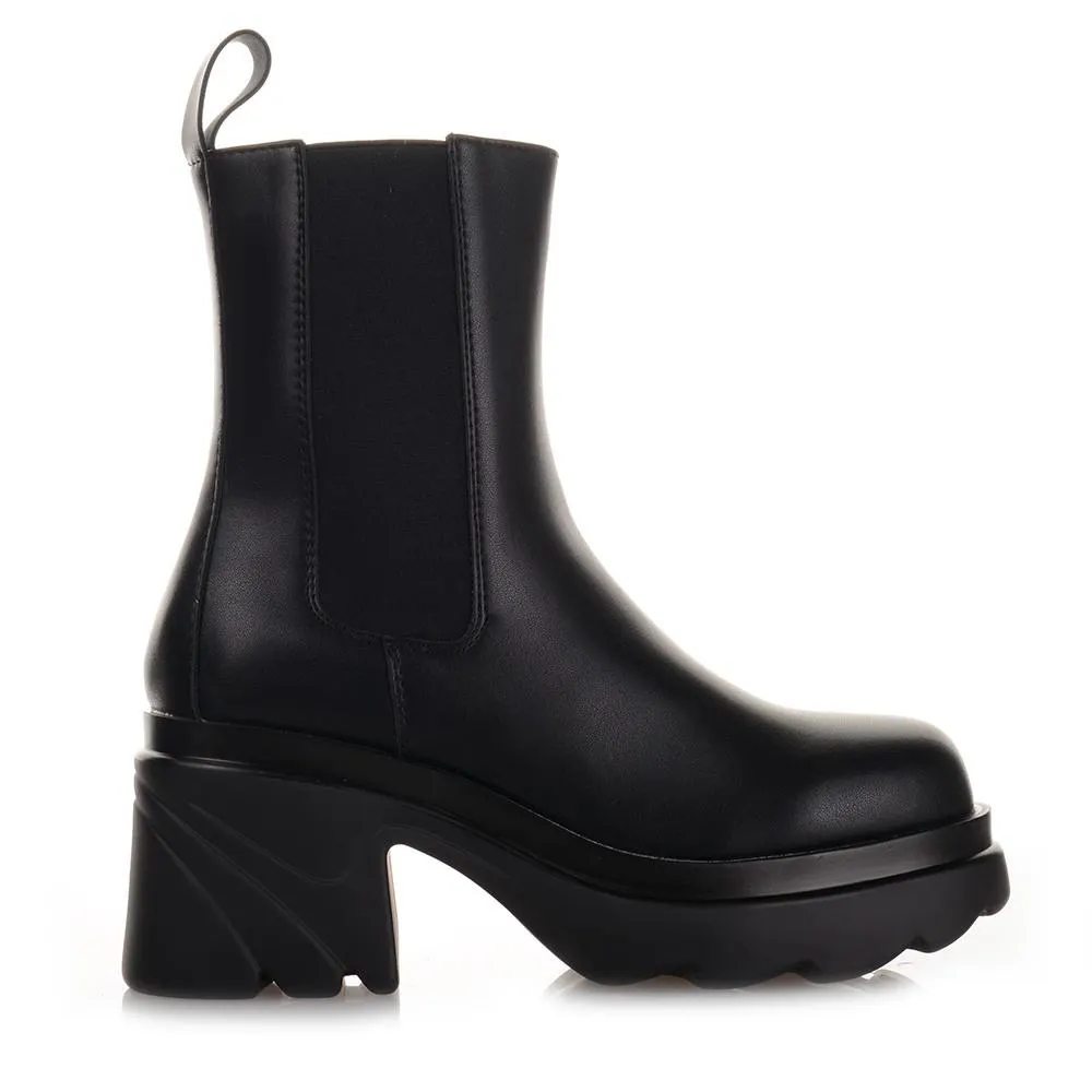 Ολόμαυρα Μποτάκια Chelsea Famous
