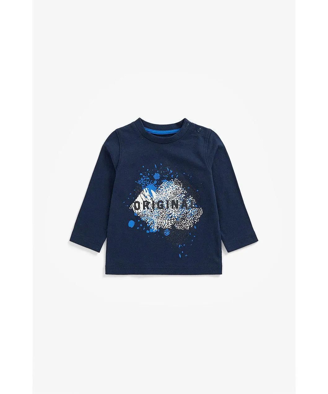 navy original long-sleeved t-shirt