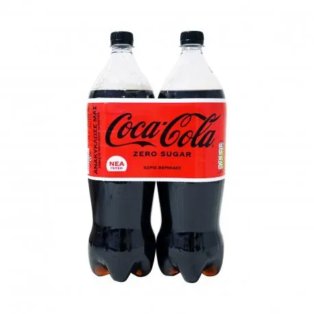 Coca cola αναψυκτικό zero - χωρίς ζάχαρη (2x1.5lt)