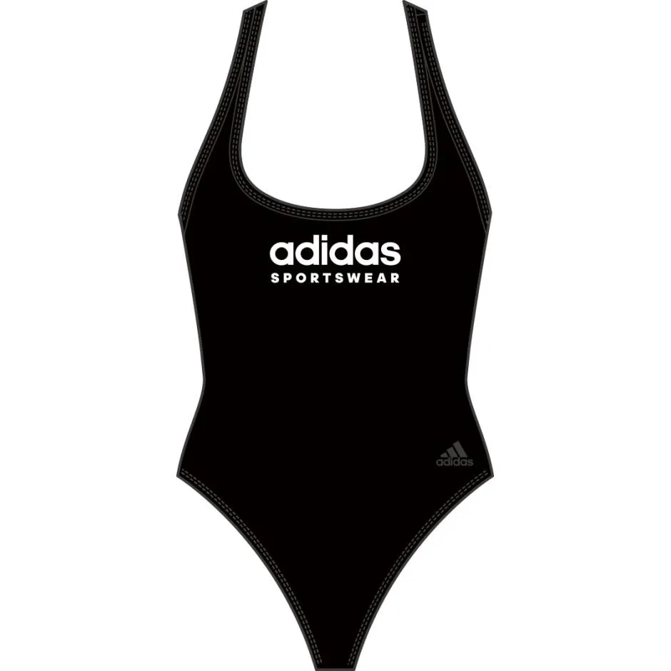 Γυναικείο Ολόσωμο Μαγιό Μαύρο - adidas Performance Sportswear U-Back