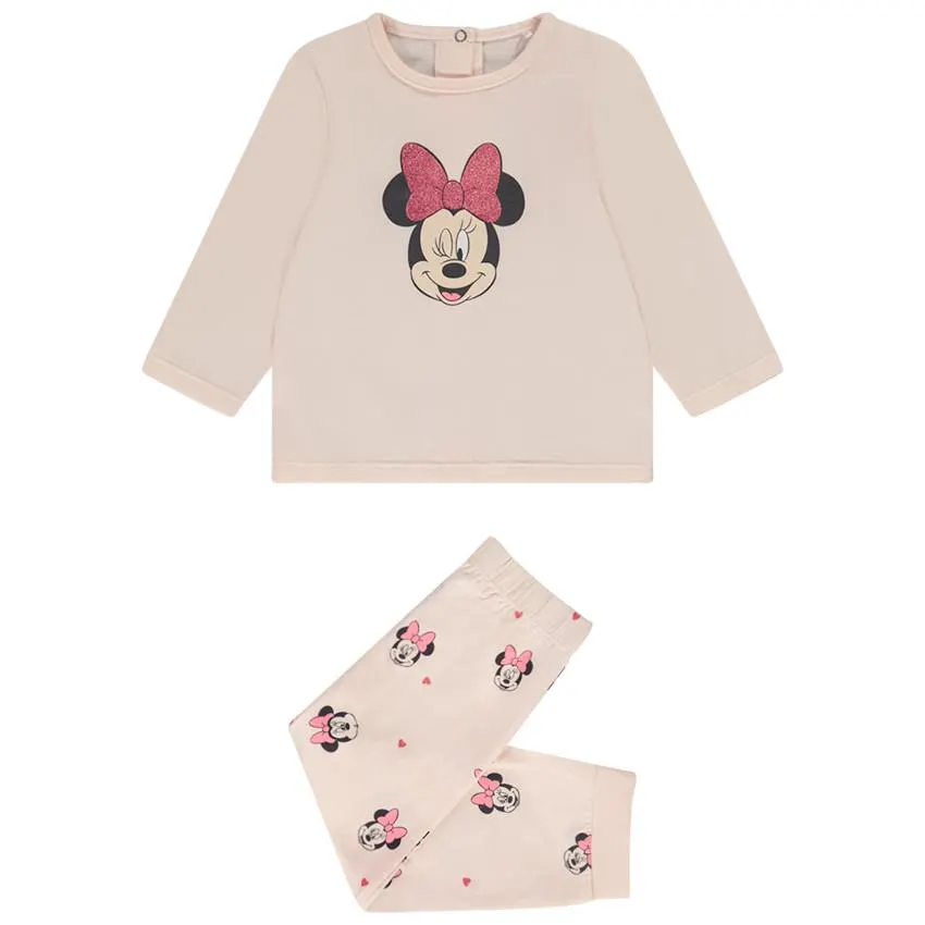 Σετ Πιτζάμα Jersey Minnie Disney για bebe κορίτσι