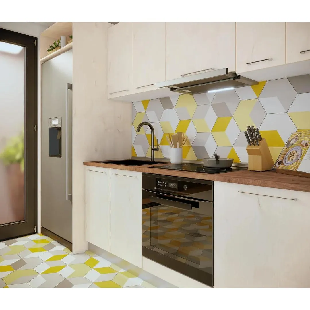 Σύνθεση κουζίνας Olivia στα μέτρα σου Sand Wood