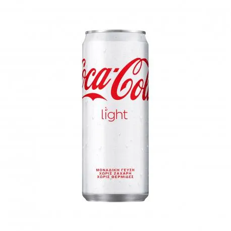 Coca cola αναψυκτικό light - χωρίς ζάχαρη (330ml)