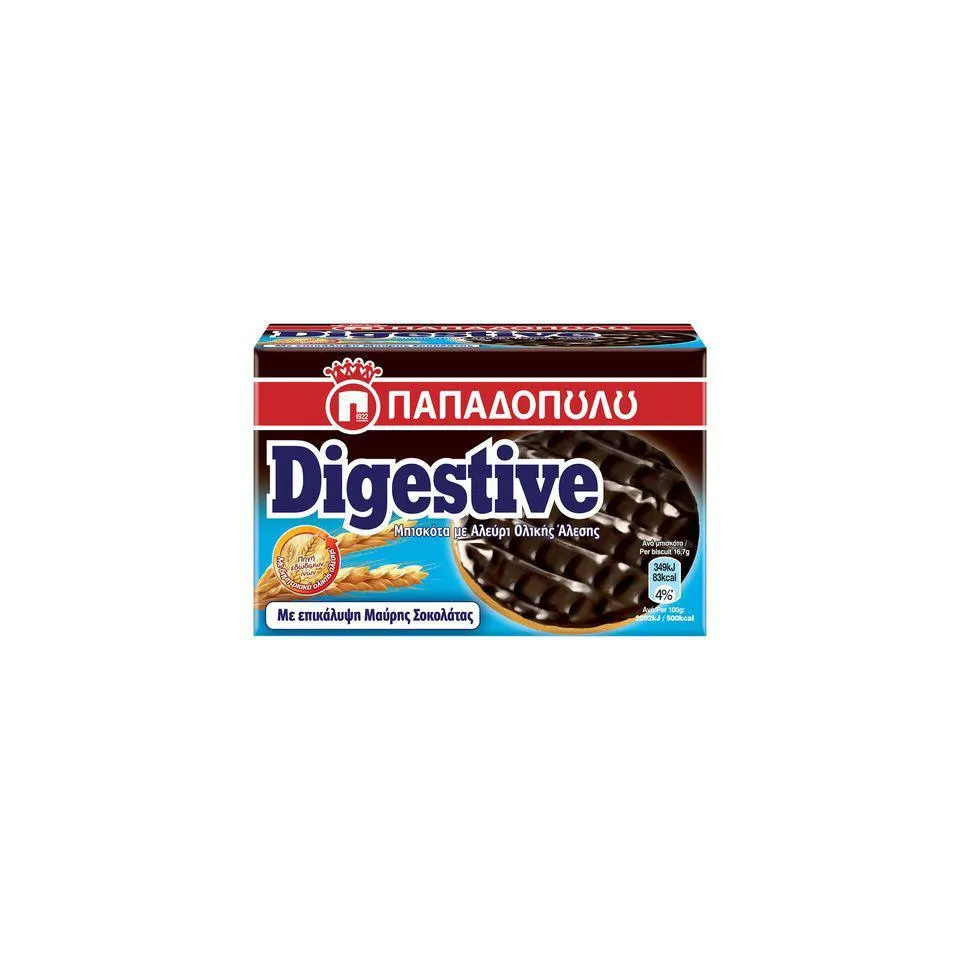 DIGESTIVE | Μπισκότα Μαύρη Σοκολάτα 200g