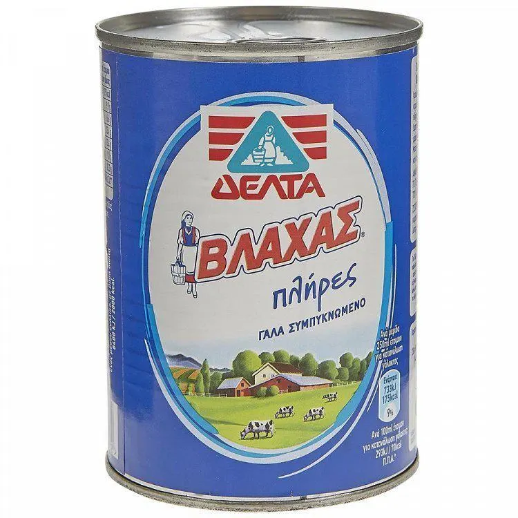 Βλάχας Γάλα Πλήρες Συμπυκνωμένο 410gr