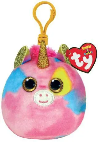 Λούτρινο Squishy Beanies Κλιπ Μονόκερος Πολύχρωμος (1607-39572)