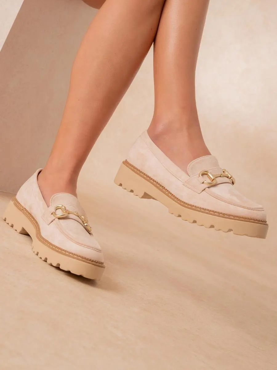 Loafers με μεταλλική λεπτομέρεια