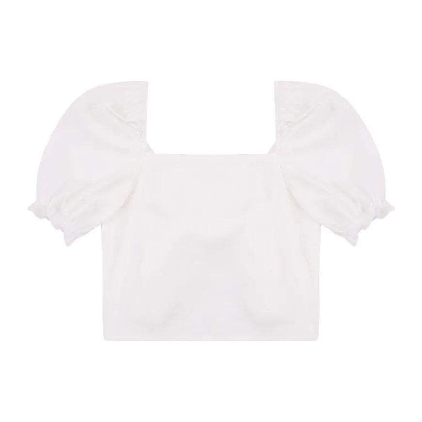 Τοπ καλοκαιρινό για κορίτσι σε λευκό χρώμα -41.5013L