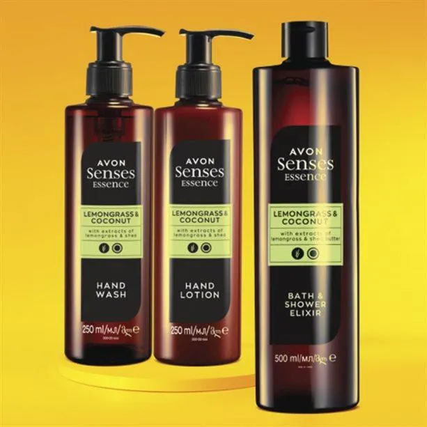 Σετ Senses Essence με Λεμονόχορτο & Καρύδα.