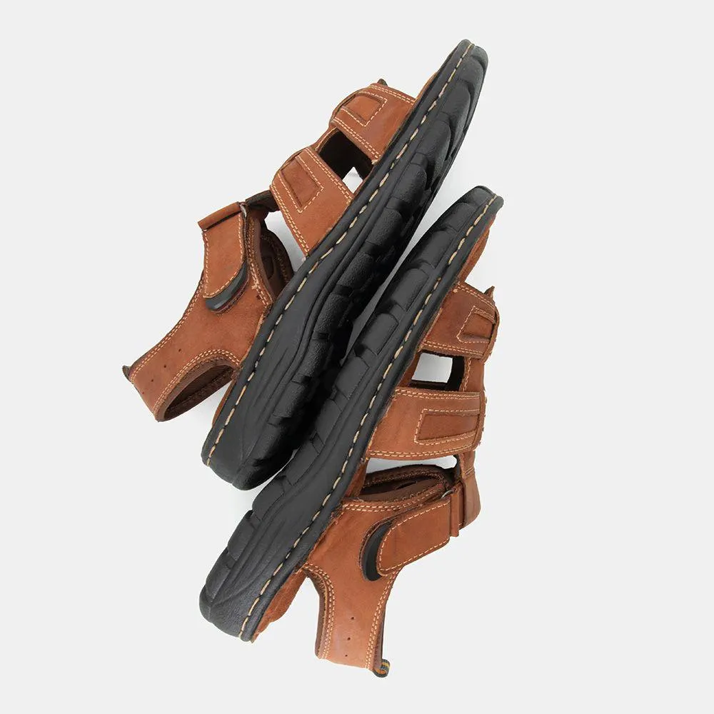 Ανδρικά δερμάτινα σανδάλια