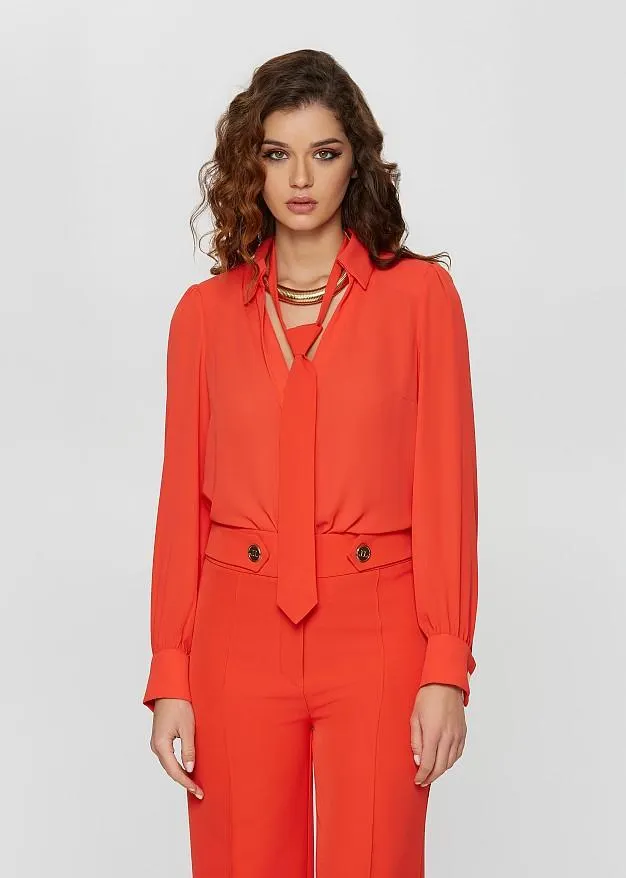 Δεμένη γραβάτα με κλιπ