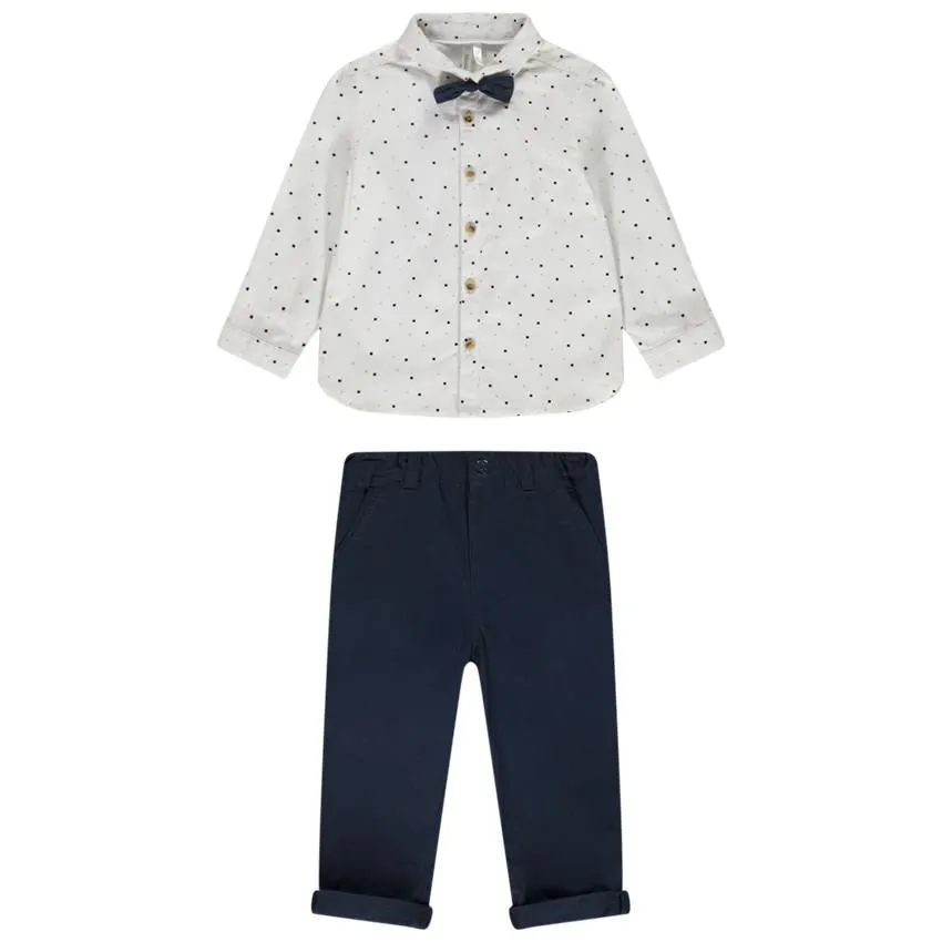 Σετ 2 τμχ. με παπιγιόν για bebe αγόρι