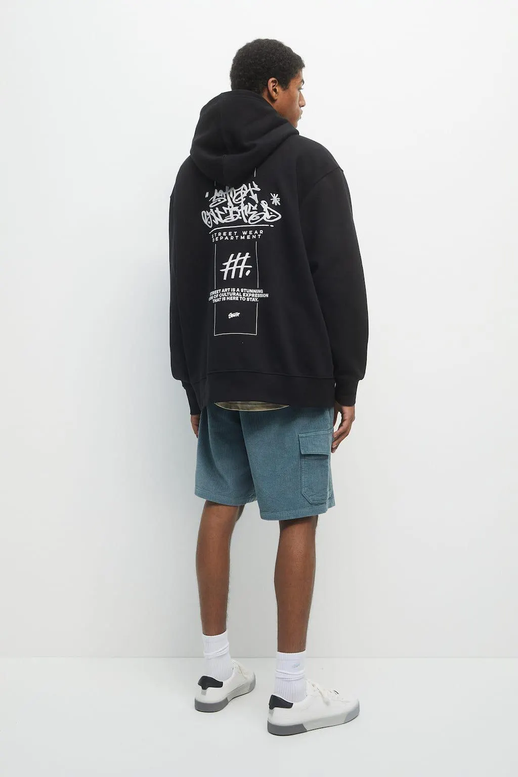 CORDUROY CARGO BERMUDA SHORTS