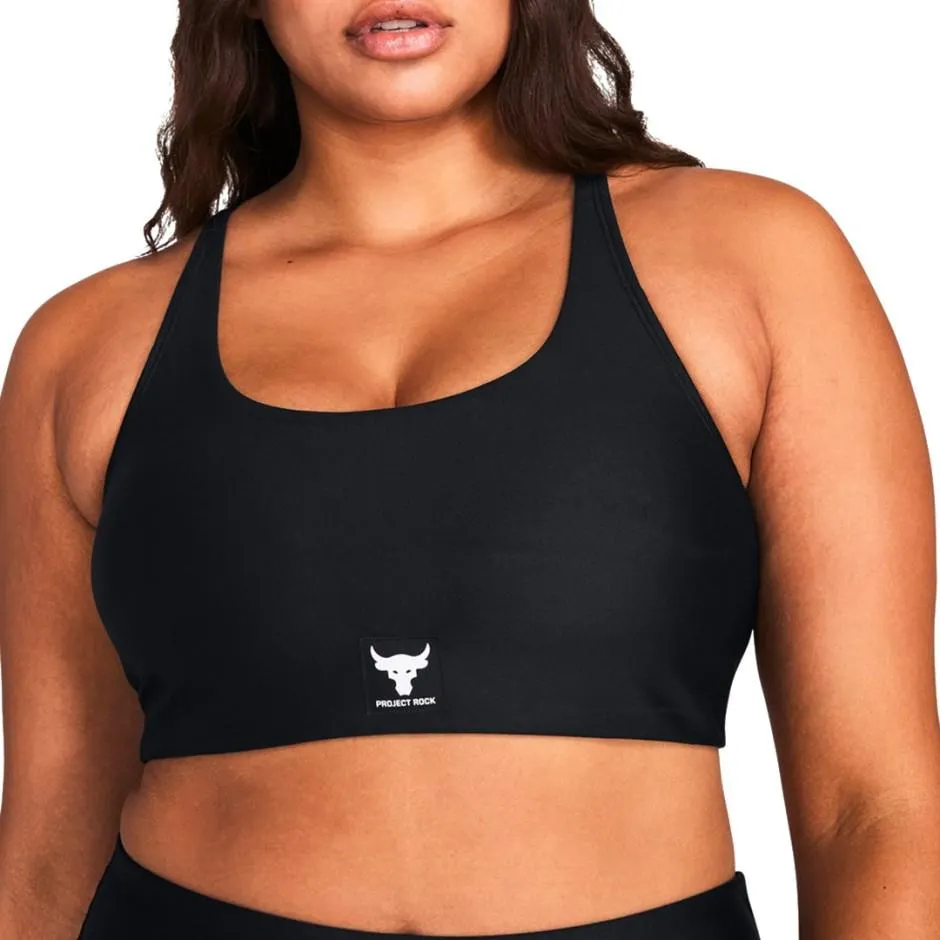 Γυναικείο Μπουστάκι Προπόνησης Μαύρο - Under Armour Project Rock All Train Crossback