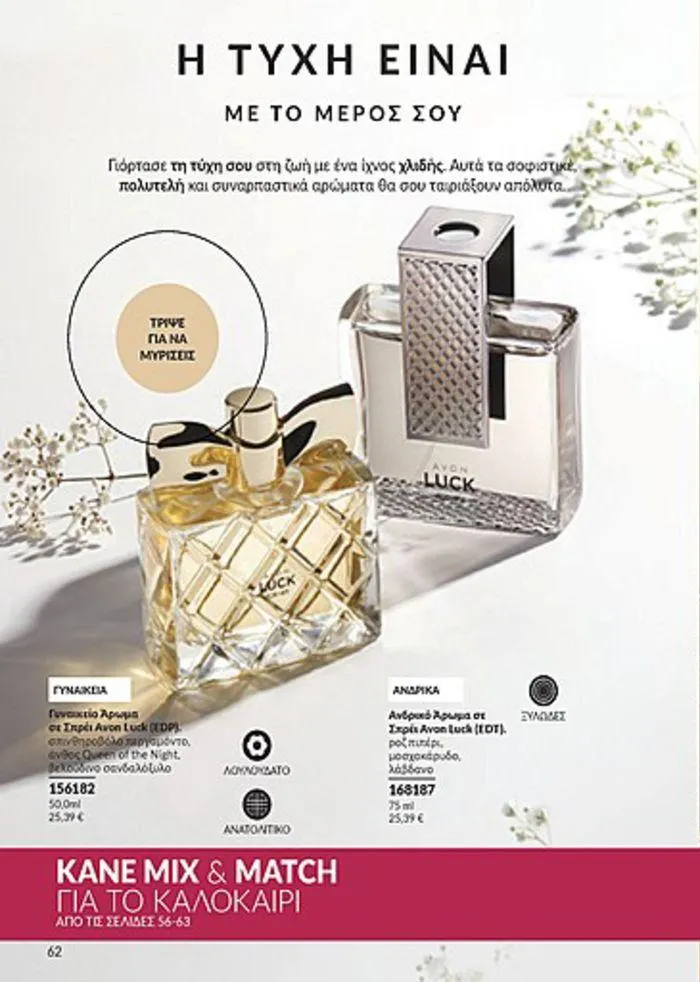 Φυλλάδιο προσφορών Κατάλογος Αυγούστου από 1 Αυγούστου έως 31 Αυγούστου 2024 - Σελίδα 62