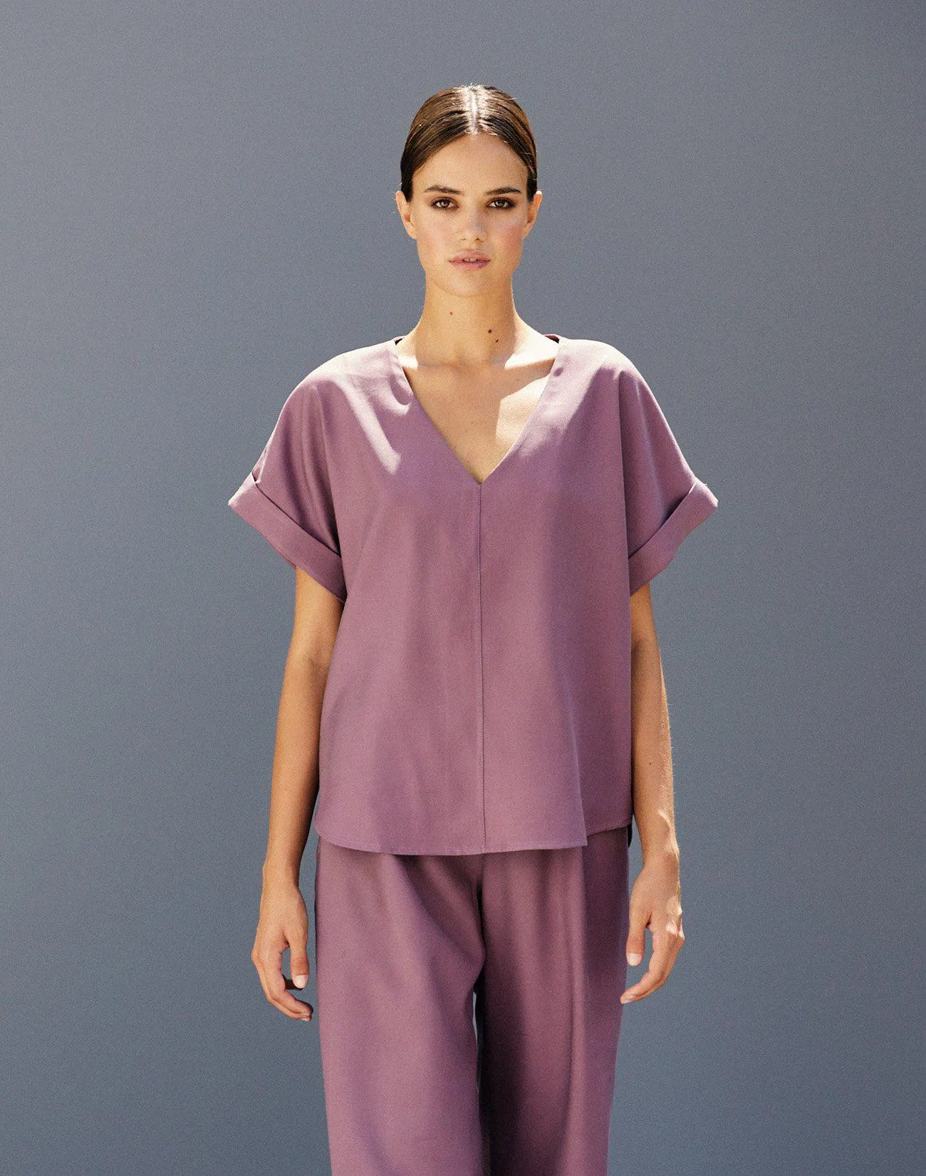 Μπλούζα με ρεβέρ