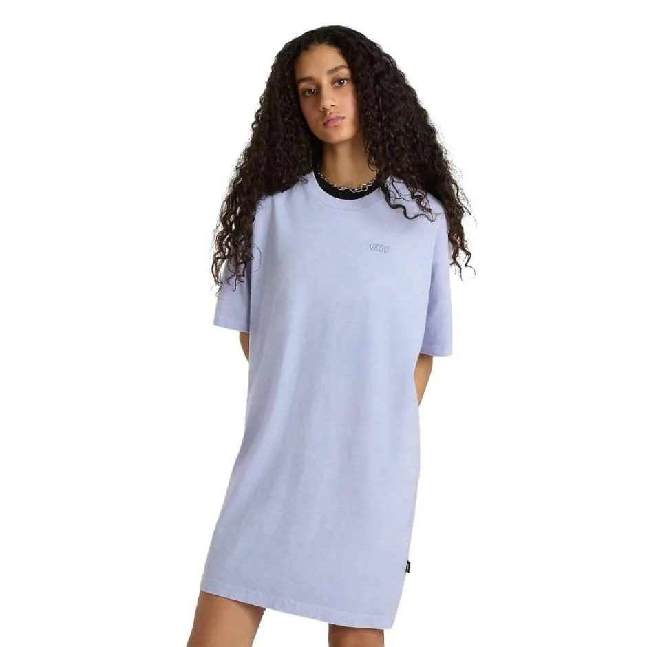 Γυναικεία Κοντομάνικη Μπλούζα Φόρεμα Μωβ - Vans Cosmic Wash Dress