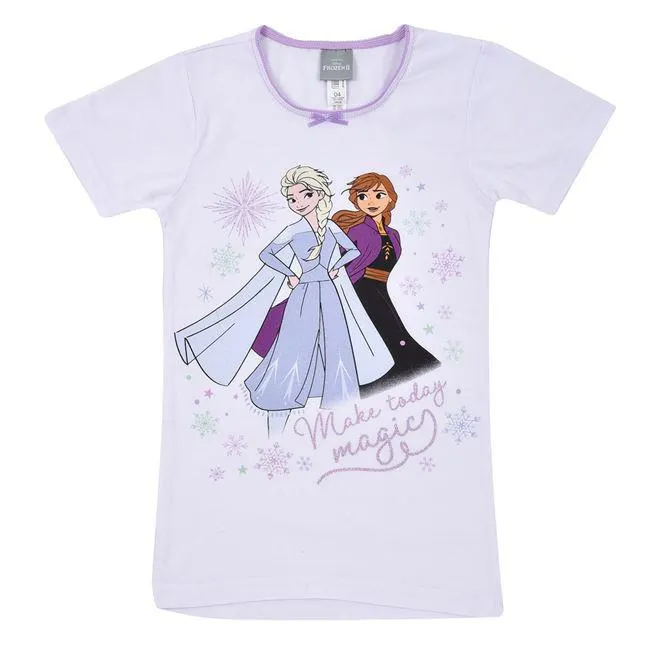 Εσώρουχο Φανελάκι Βαμβακερό Λευκο Glitter Frozen II